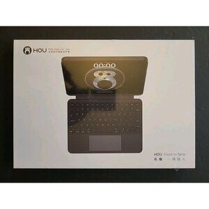 HOU Shoot To Fame Ipad Keyboard Cover White Open Box Ipad Case Keyboard NEW NIB